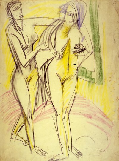 After the Bath by Ernst Ludwig Kirchner
